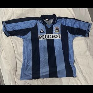 Coventry City 1996 - 1997 Home football Le Coq Sportif shirt size XL Vintage EUC